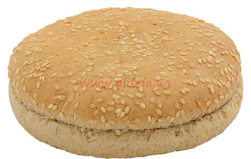 Булочка "Для гамбургера житня 50" з кунжутом